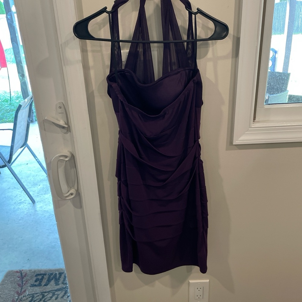 Valerie Bertinelli Deep Purple Blouse